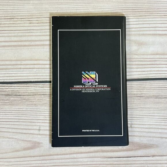 Nishika N8000 3-D 35mm Camera w/Twin Light 3000 Owner’ Manuals & Warranty Card - Picture 5 of 8